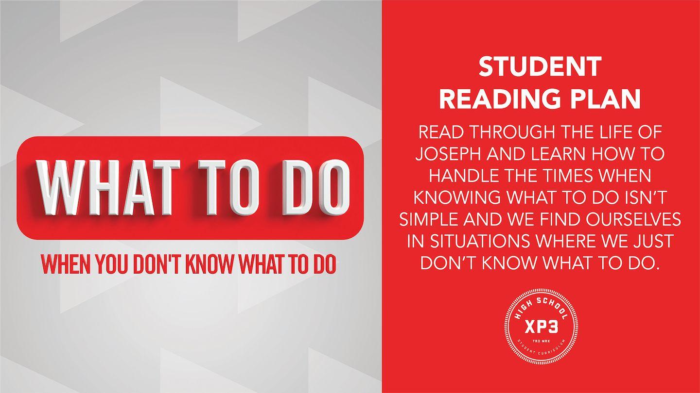 What to Do When You Don't Know What to Do