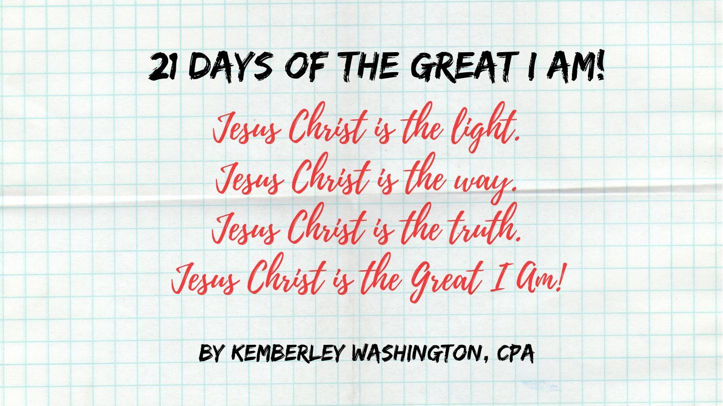 21 Days of the Great I Am!