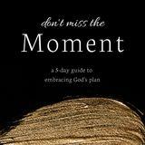 Don't Miss the Moment: A 5 Day Guide to Embracing God's Plan