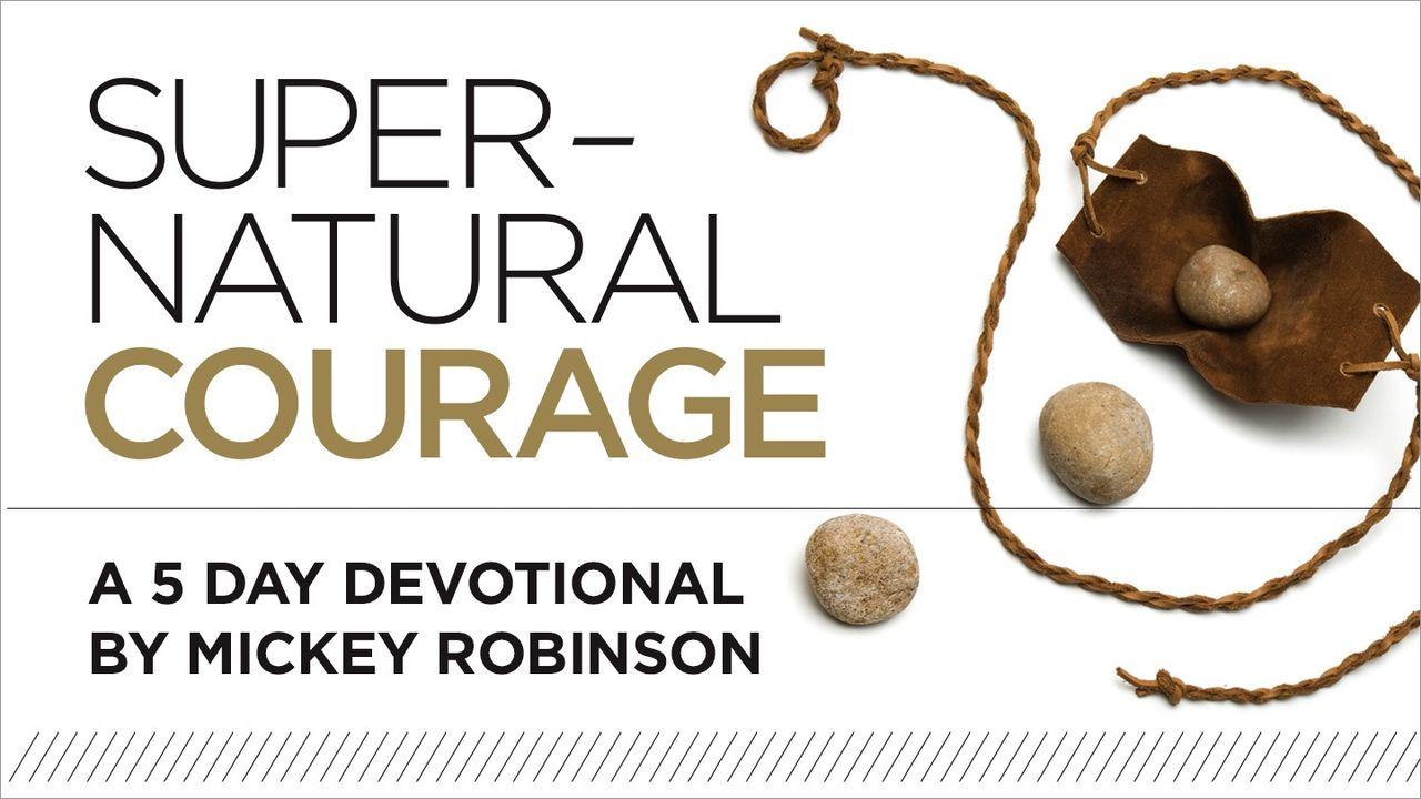 Supernatural Courage A 5 Day Devotional by Mickey Robinson 