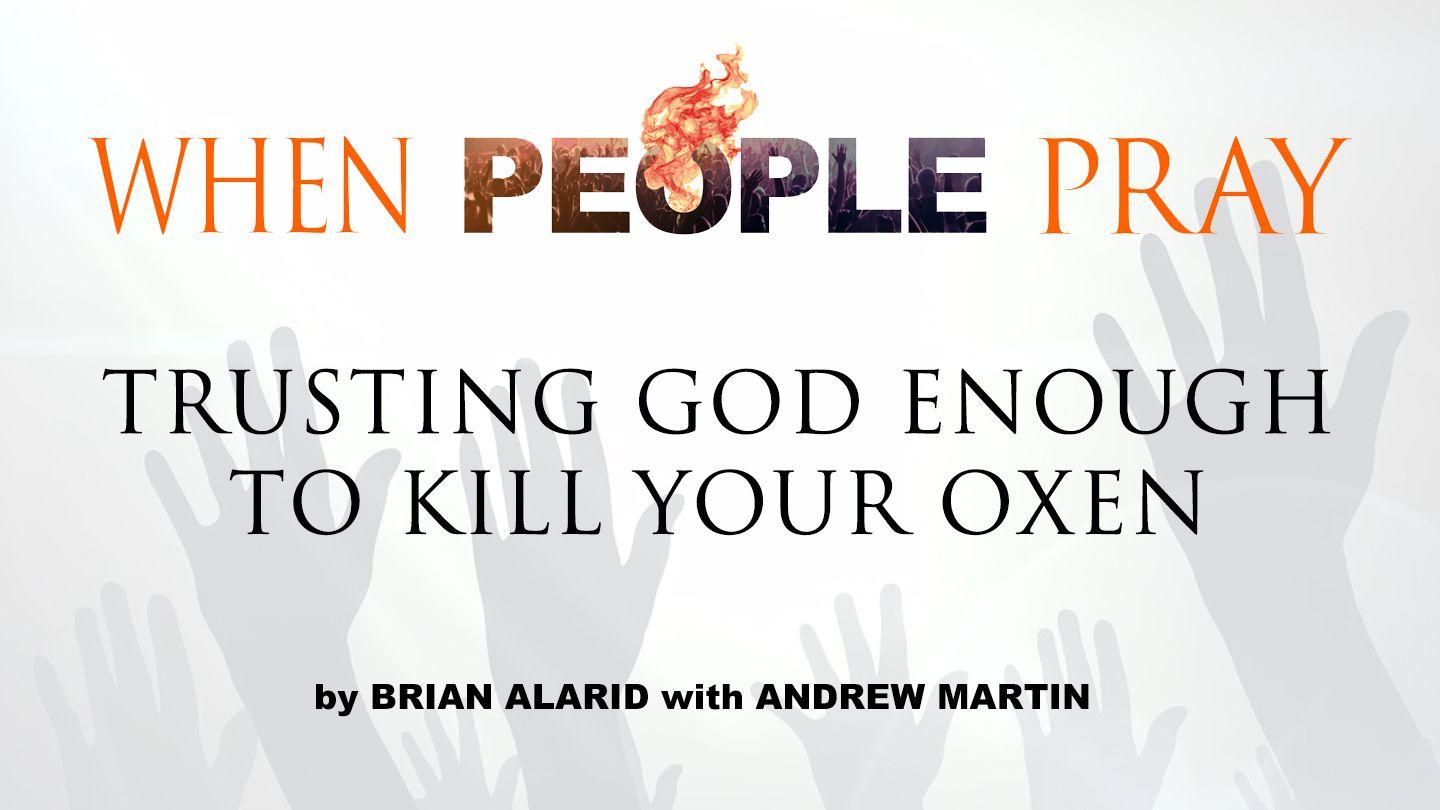 When People Pray: Trusting God Enough to Kill Your Oxen Hebrews 11:40 New Living Translation