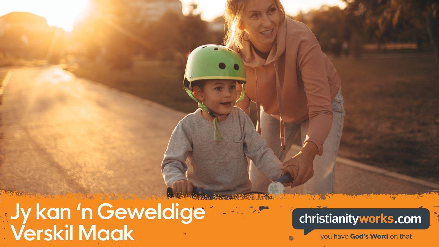 Jy kan ‘n Geweldige Verskil Maak JOHANNES 4:13-24 Afrikaans 1983