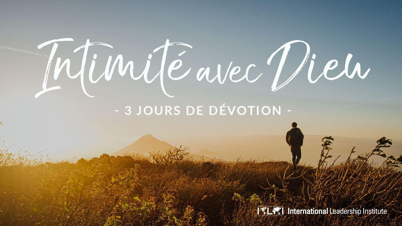 Intimité avec Dieu