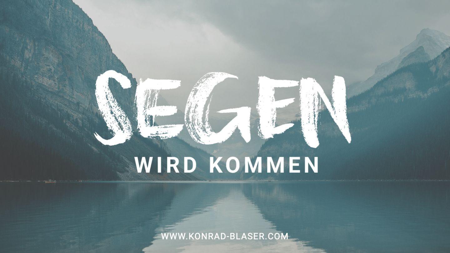 Segen wird kommen Hebräer 11:1-2 Neue Genfer Übersetzung