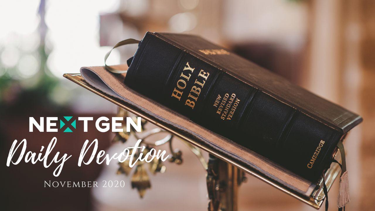 November Nextgen Daily Devotion