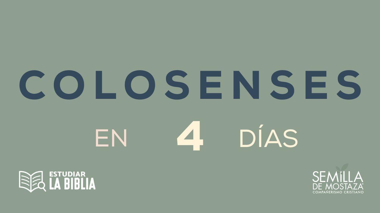 Estudiar La Biblia - Colosenses en 4 Días