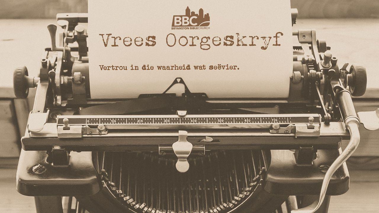 Vrees Oorgeskryf