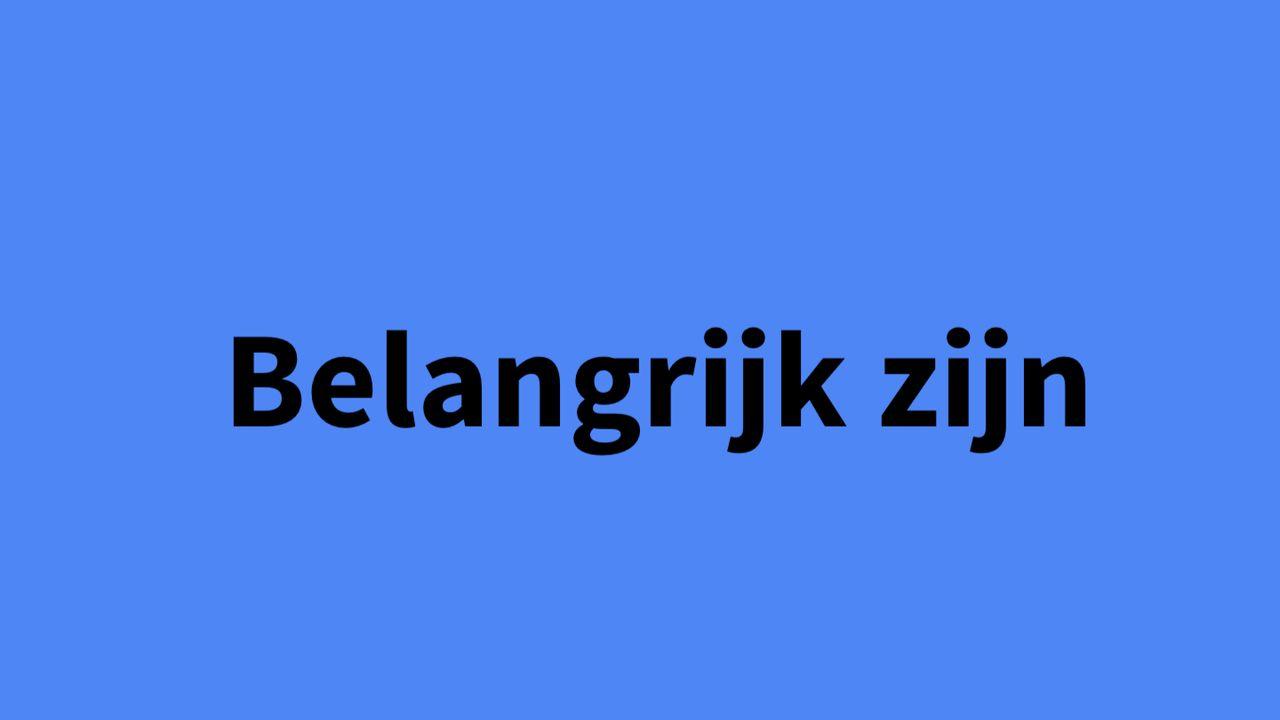 Hoe belangrijk ben jij?