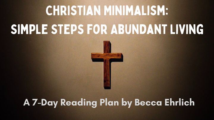 基督徒的極簡生活觀：簡單步驟活出豐盛生命