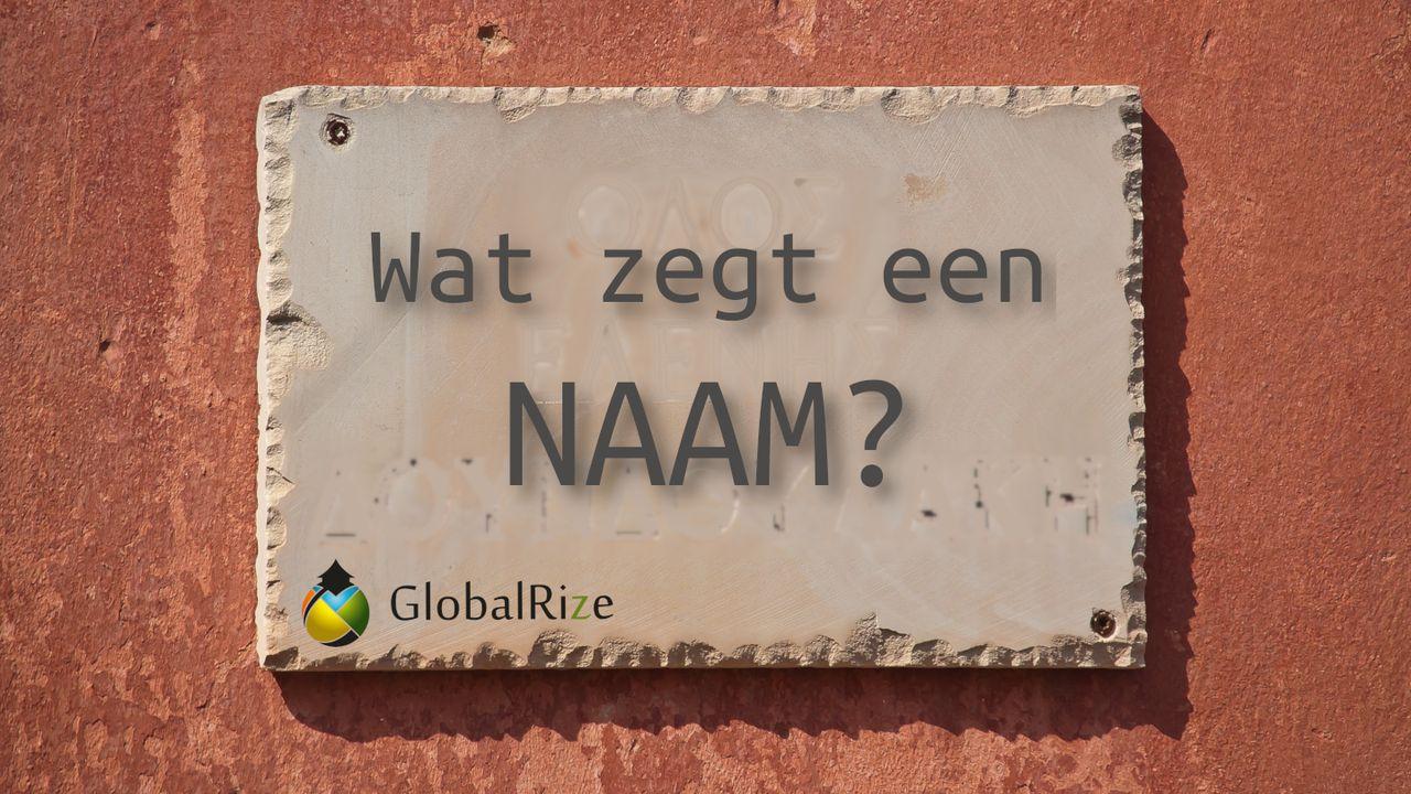 Wat zegt een naam?