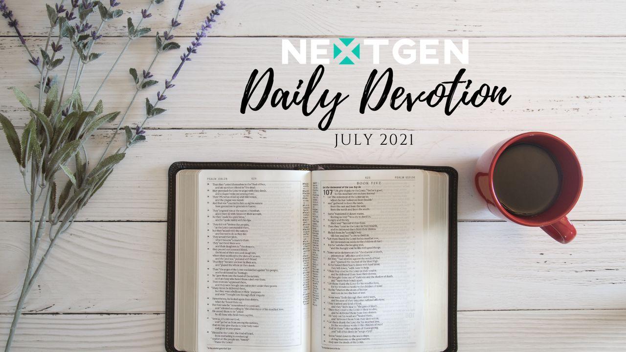 July Nextgen Daily Devotion 