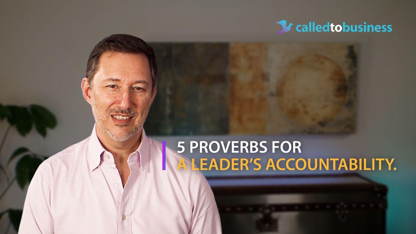 Five Proverbs for a Leader’s Accountability.  Patarlės 9:8 A. Rubšio ir Č. Kavaliausko vertimas be Antrojo Kanono knygų
