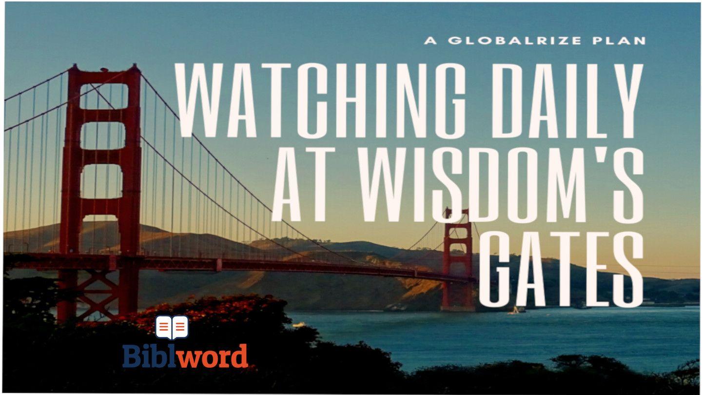 Watching Daily at Wisdom’s Gates Patarlės 9:11 A. Rubšio ir Č. Kavaliausko vertimas be Antrojo Kanono knygų
