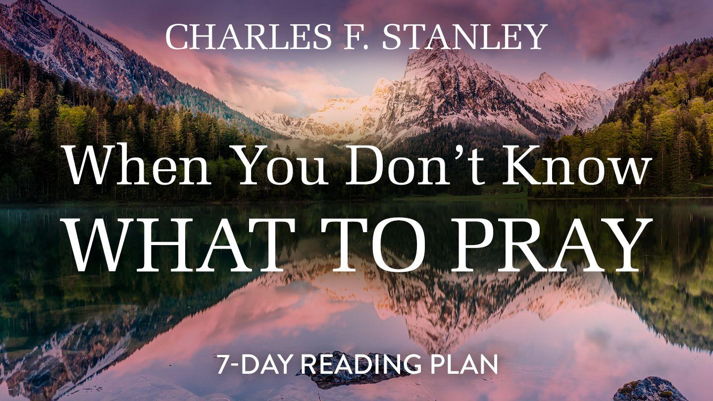 When You Don't Know What to Pray  Psalm 22:23-24 King James Version