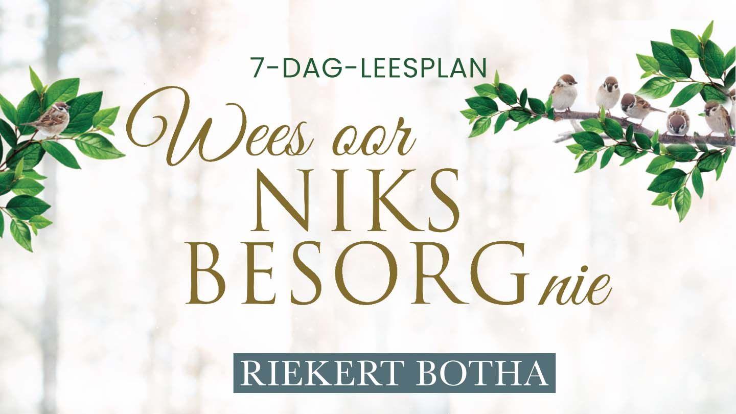 Wees Oor Niks Besorg Nie  若翰傳福音之書 3:36 馬殊曼－拉撒文理《新舊約全書》