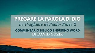 Pregare La Parola Di Dio: Le Preghiere Di Paolo (Parte 2) EPISTOLA DI S. PAOLO A'~FILIPPESI 1:3-5 Diodati Bibbia 1885