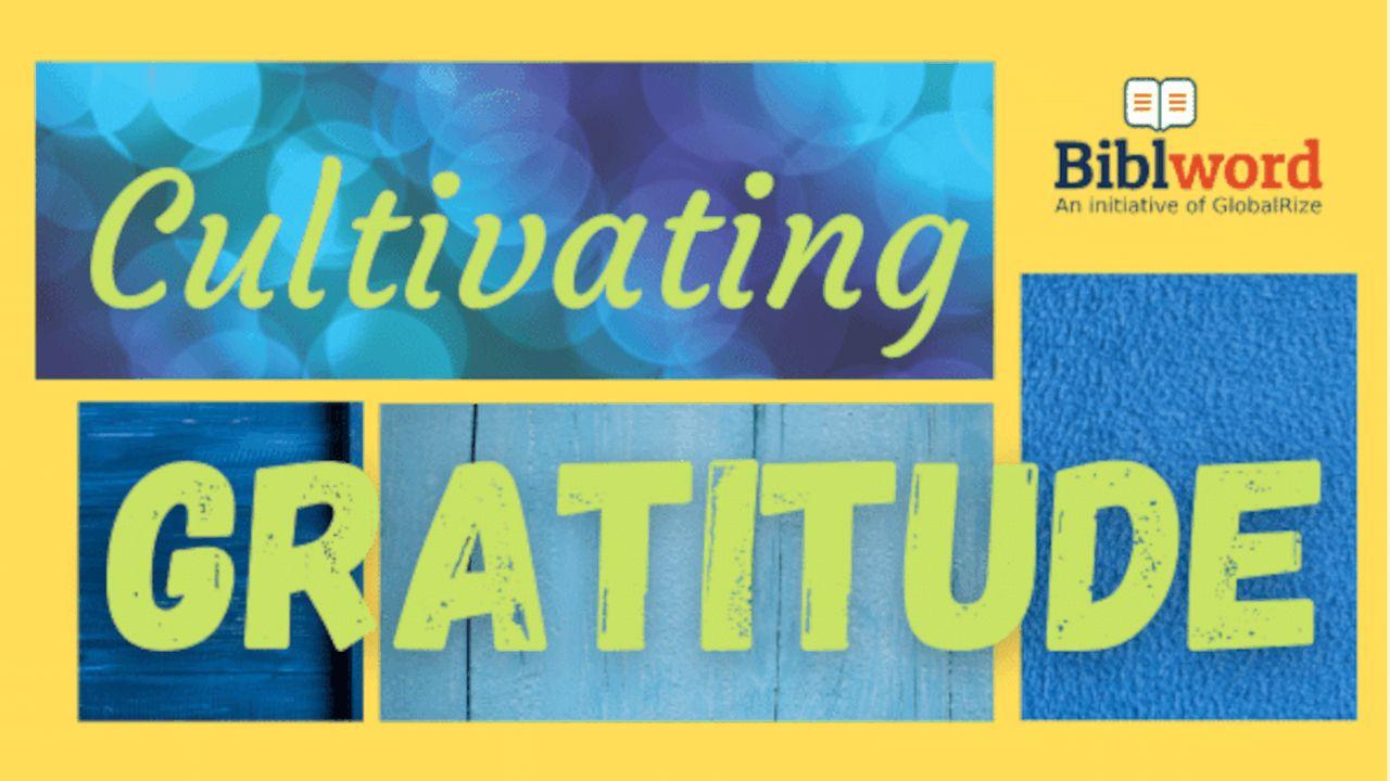 Cultivating Gratitude