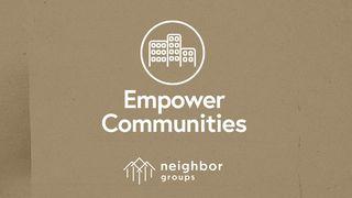 Neighbor Groups: Empower Communities  出埃及記 18:13-14 新標點和合本, 神版