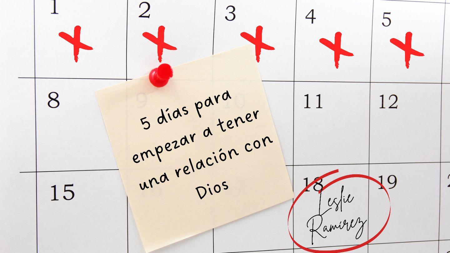 5 Días Para Empezar a Tener Una Relación Con Dios Juan 14:16-20 Nueva Versión Internacional - Español