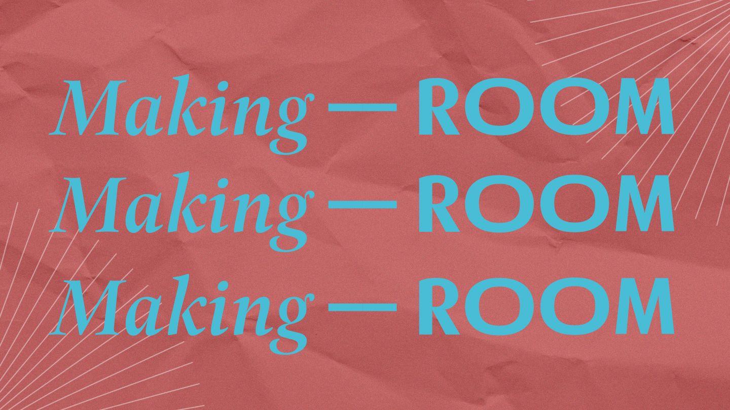 Making Room John 12:15 King James Version