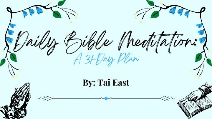 Daily Bible Meditation: A 31-Day Plan