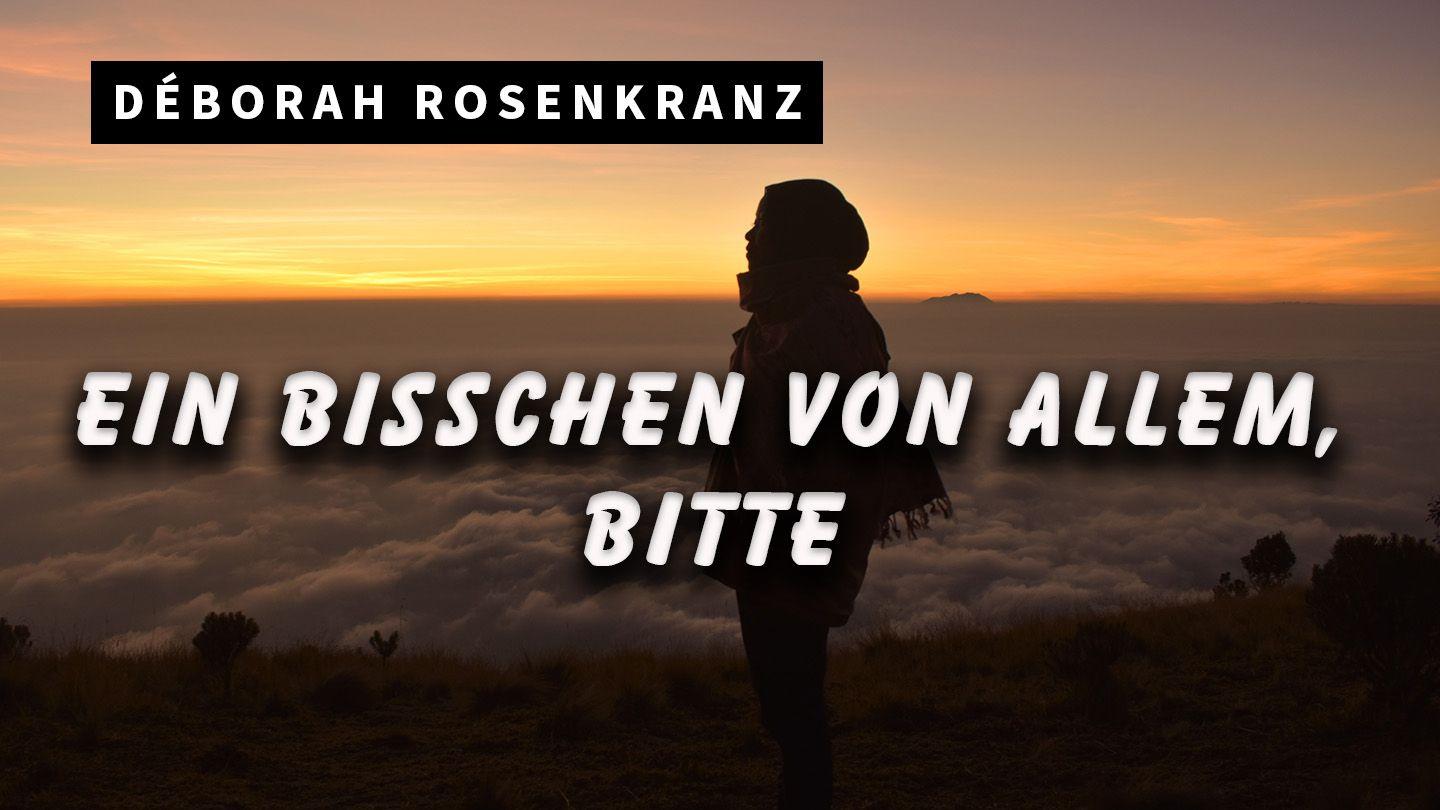 “Ein bisschen von allem, bitte!” Psalmen 18:29 Darby Unrevidierte Elberfelder