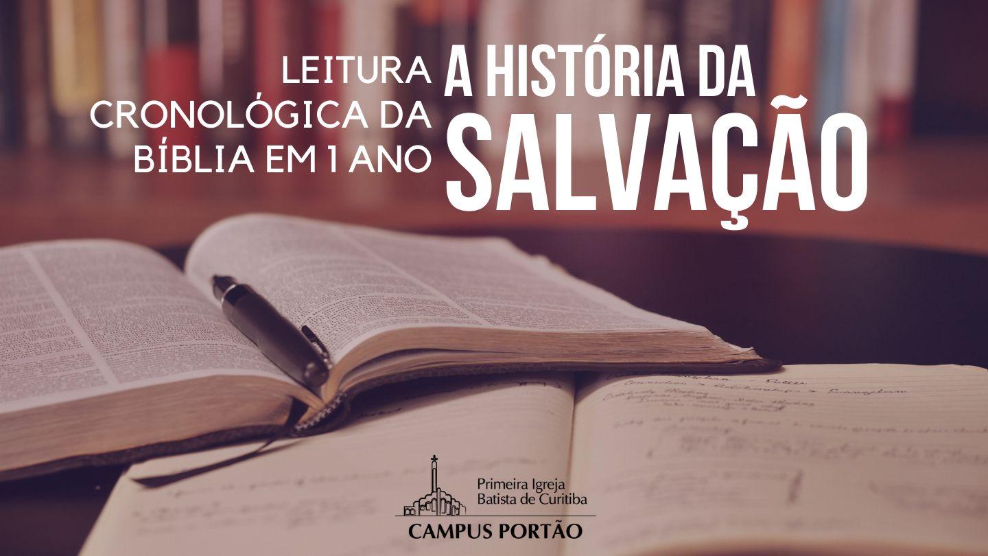 A História Da Salvação - a Bíblia Cronológica Em 1 Ano