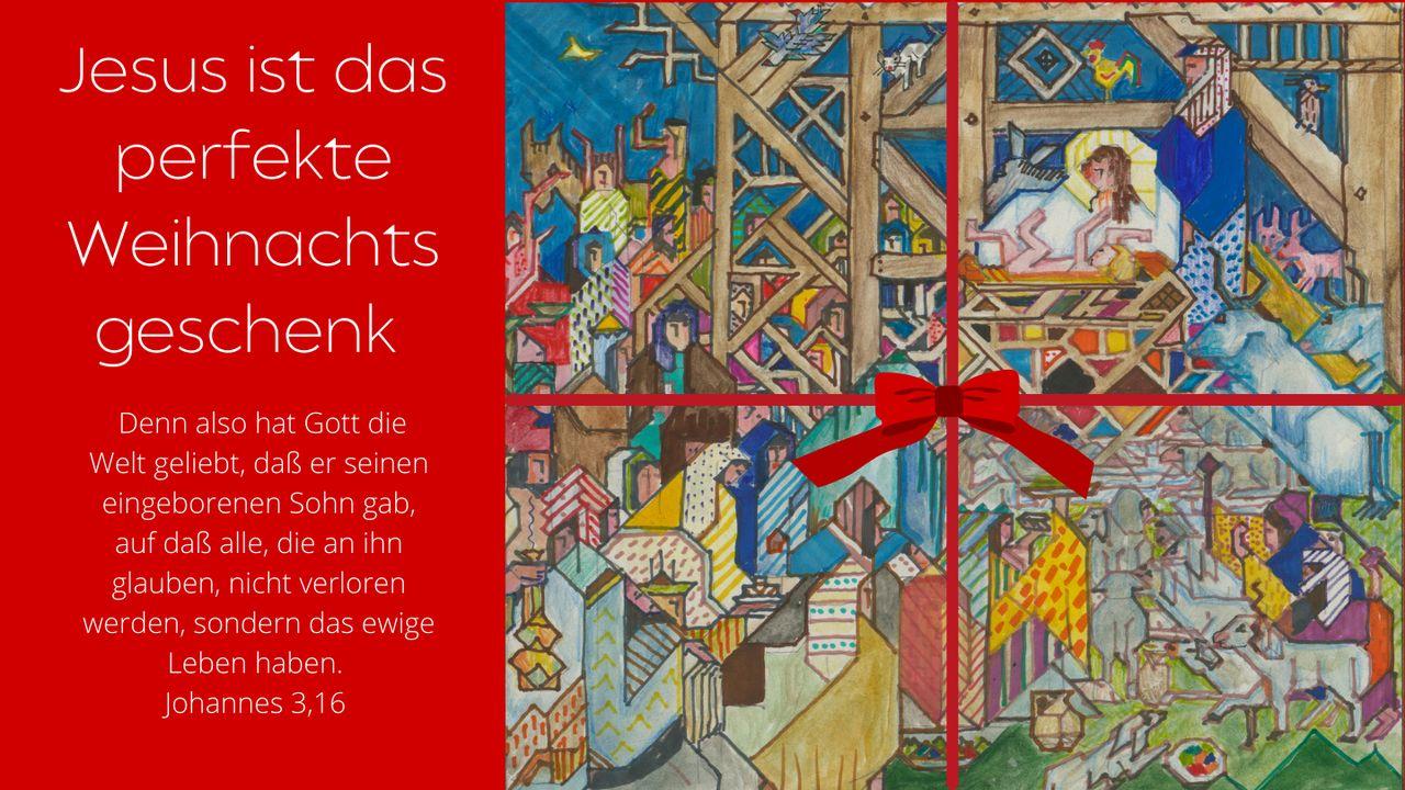 Jesus ist das perfekte Weihnachtsgeschenk