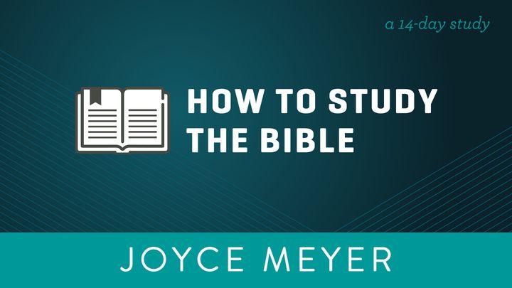 How to Study the Bible