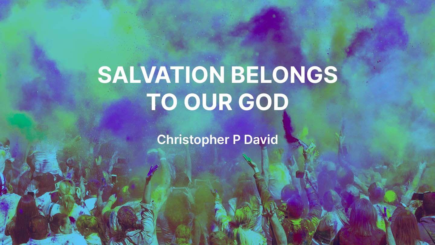 Salvation Belongs to the Lord Lyfr y Psalmau 3:6 Salmau Cân - Y Psallwyr 1850 (Nicander)
