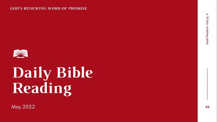 Daily Bible Reading – May 2022 God’s Renewing Word of Promise