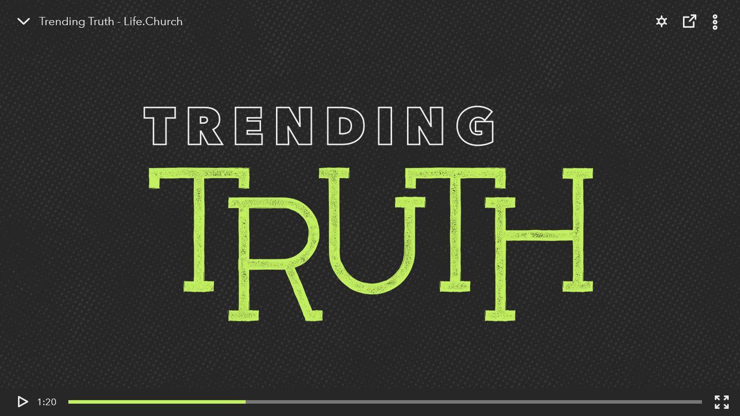 Trending Truth From Craig Groeschel