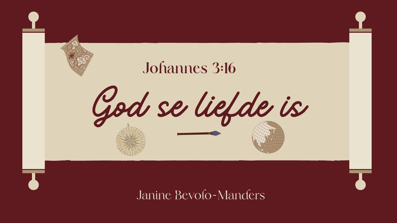 Johannes 3:16 God Is Liefde