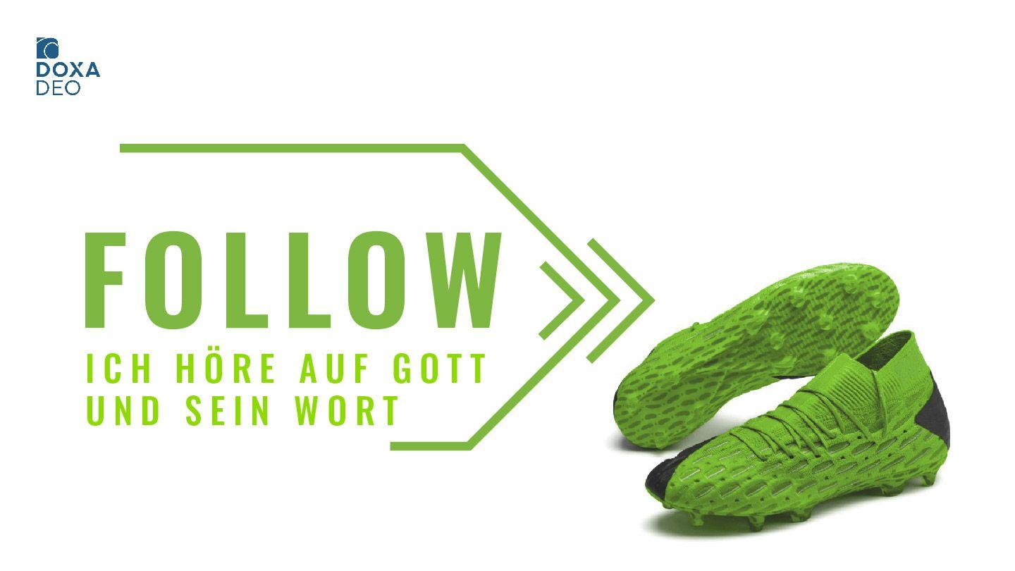 Follow (3) - Ich höre auf Gott und Sein Wort Matthieu 6:9-10 Traduction Française de Modèle