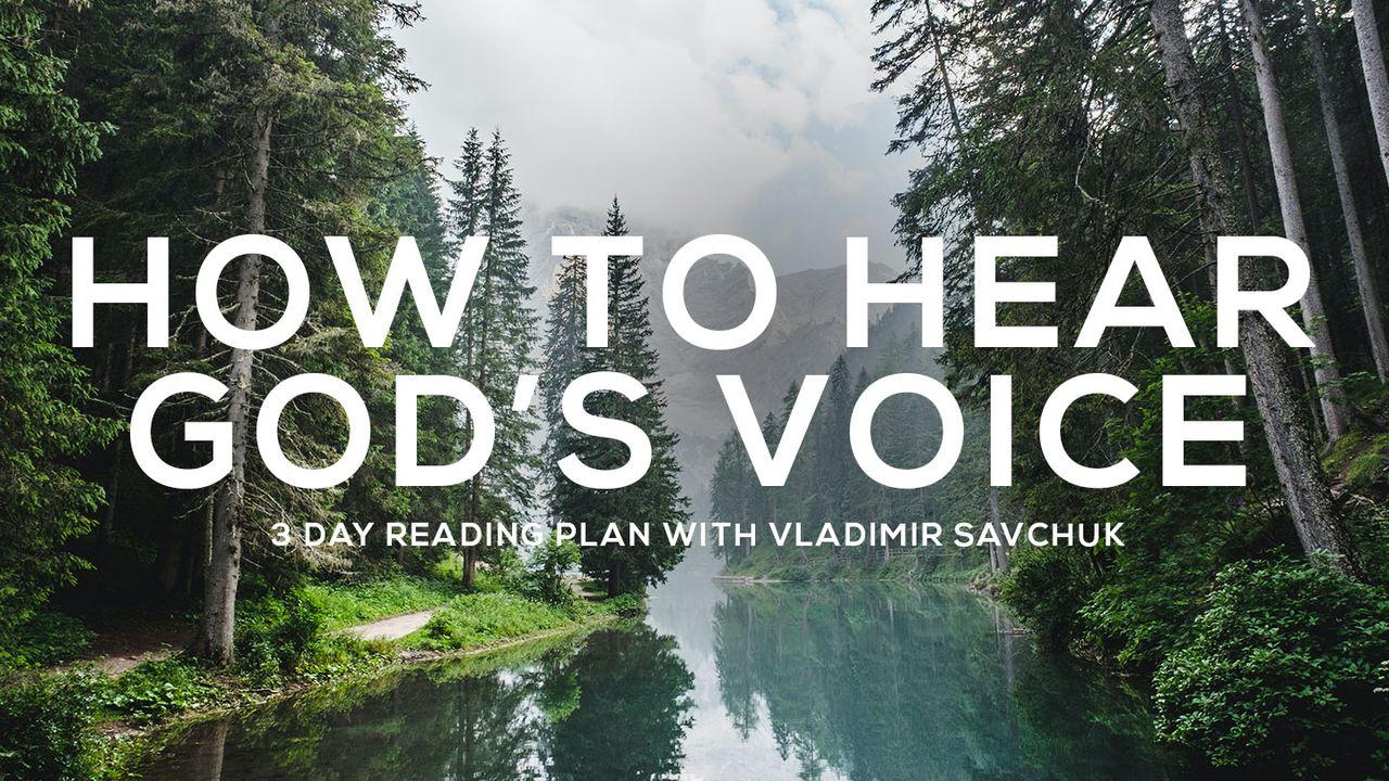 How To Hear God's Voice