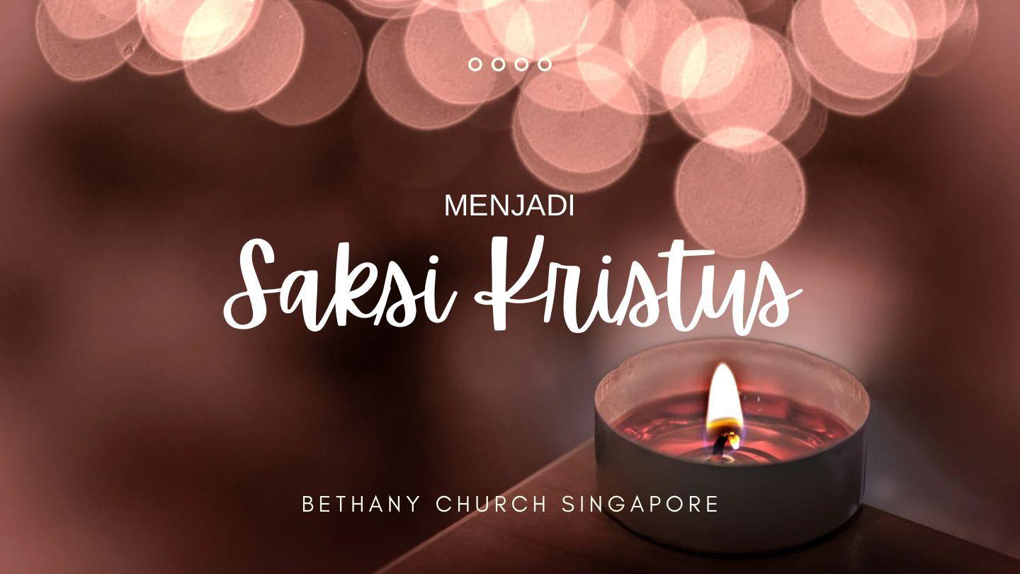Menjadi Saksi Kristus