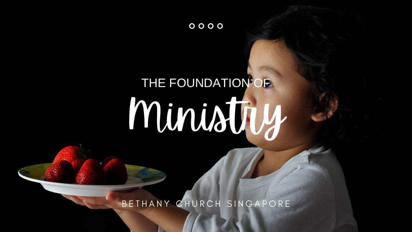 The Foundation of Ministry 1 Corinthians 3:16-18 King James Version