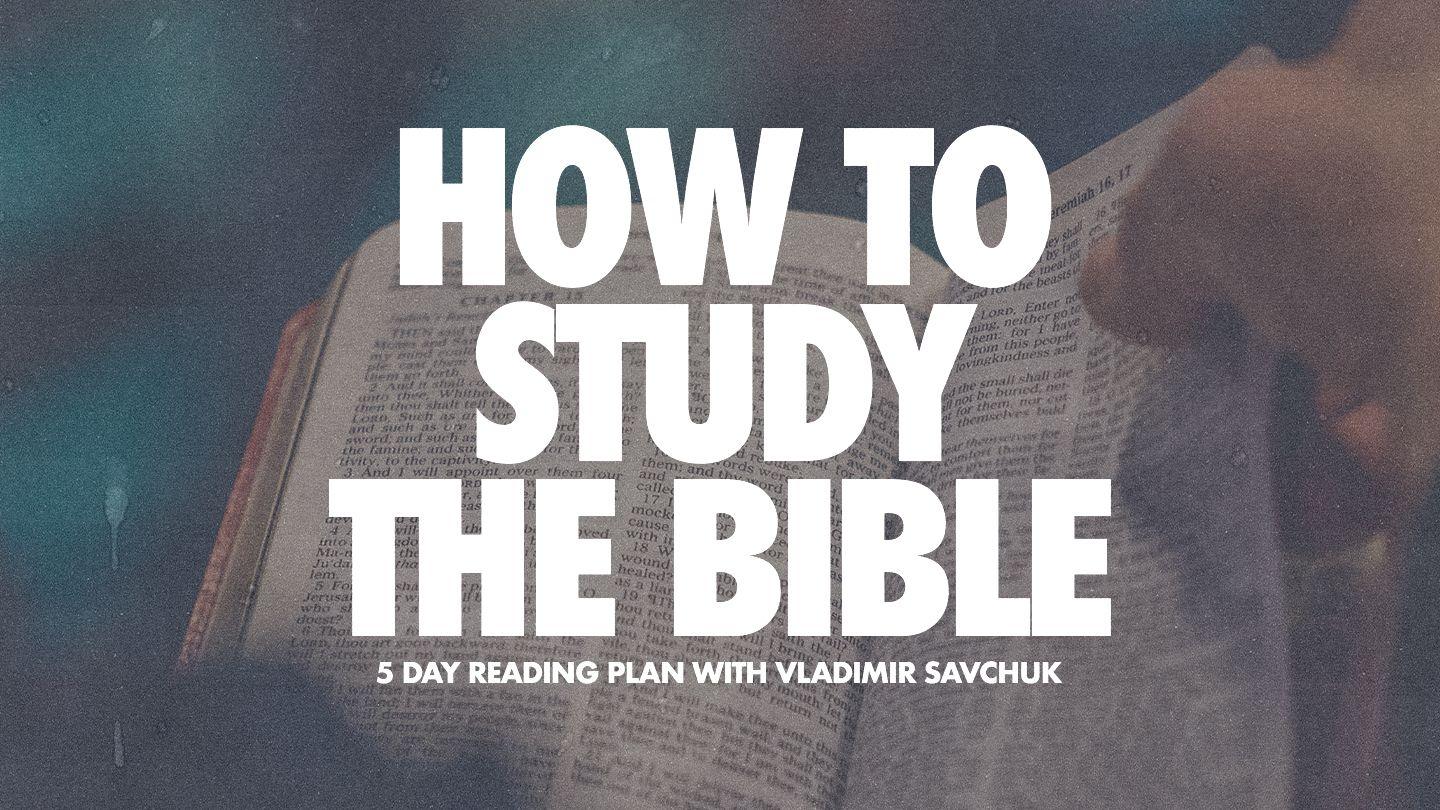 How to Study the Bible Židům 4:14 Český studijní překlad