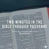 Two Minutes in the Bible Through Proverbs