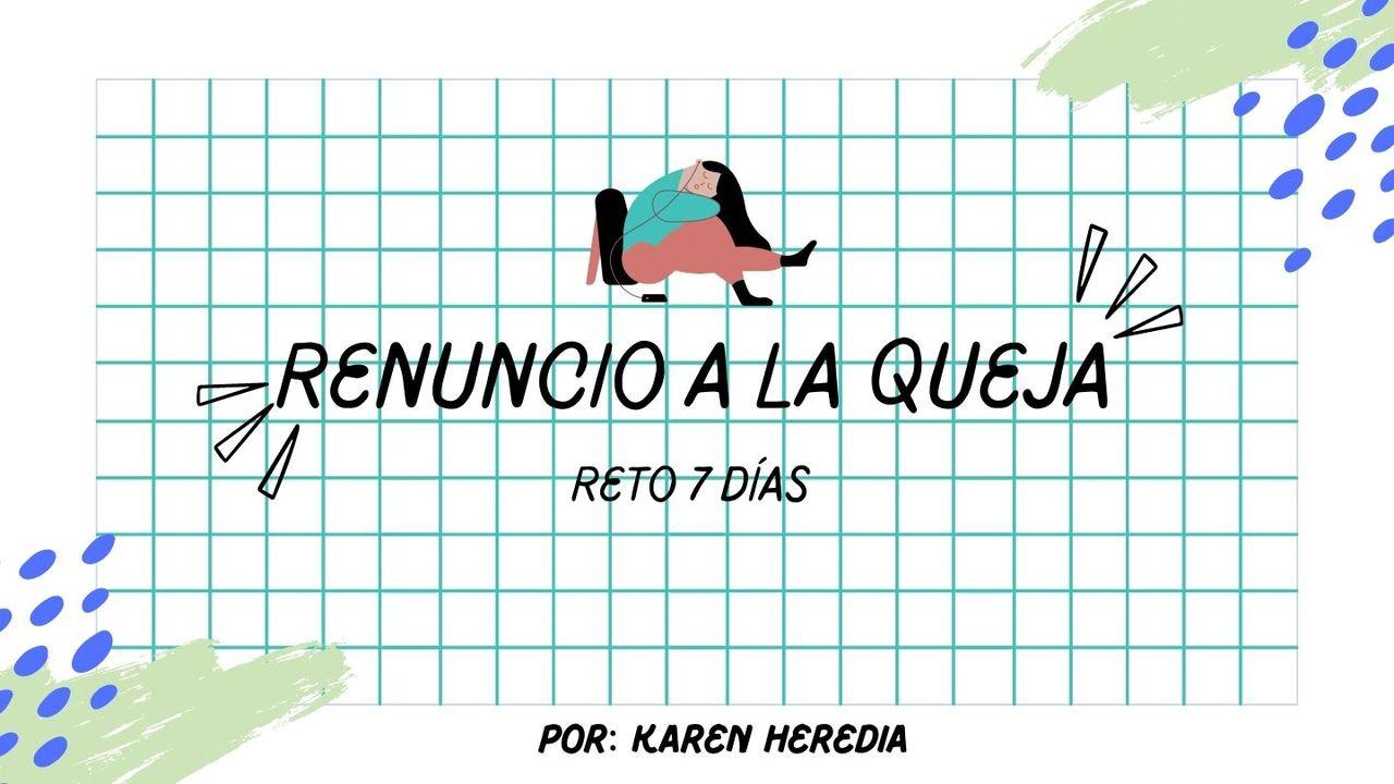 Reto 7 Días Sin Quejas