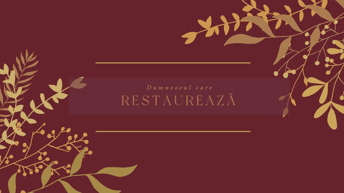 Dumnezeul Care Restaurează Luk 1:38 Olulumo