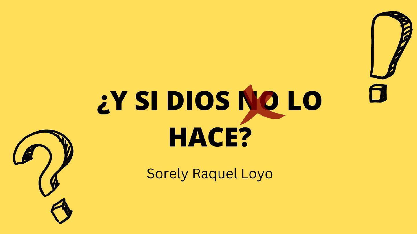 ¿Y si Dios lo hace? San Mateo 8:3-4 Biblia Reina Valera 1960