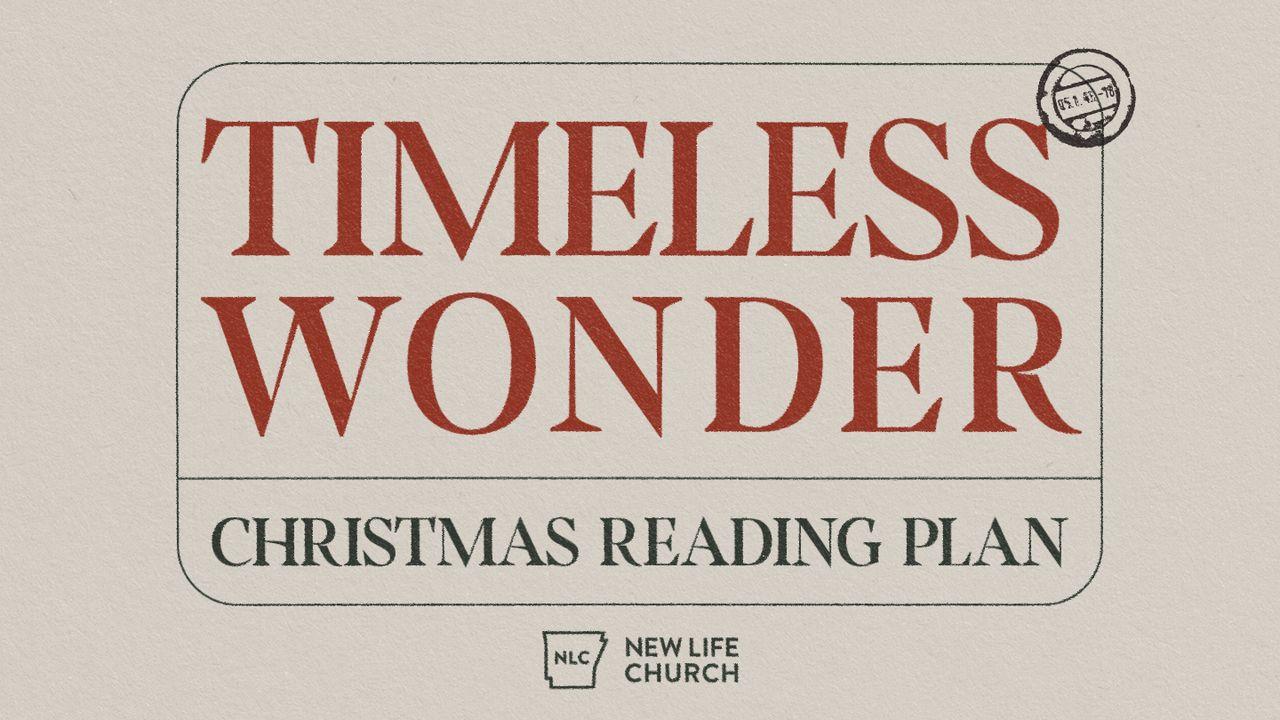 Timeless Wonder | a Christmas Reading Plan From New Life Church