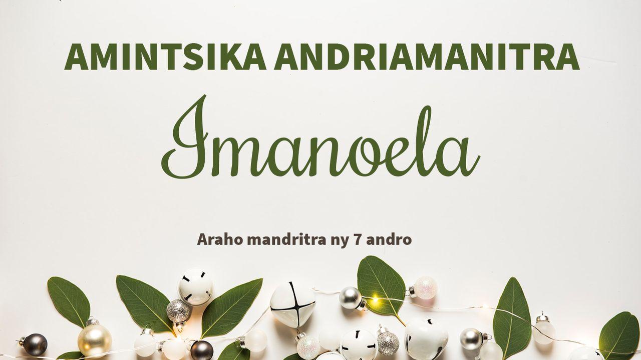 AMINTSIKA ANDRIAMANITRA : IMANOELA !
