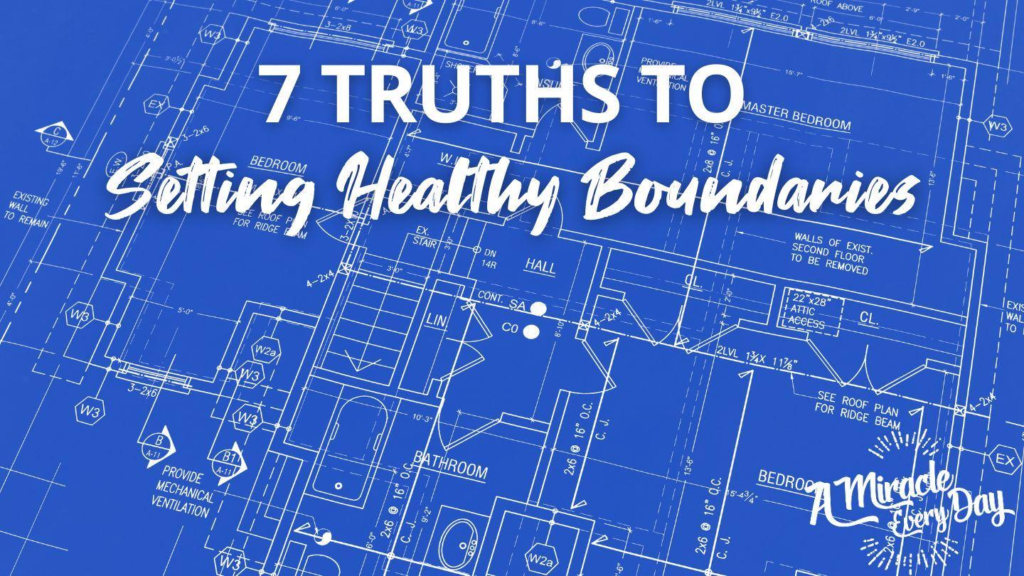 Setting Healthy Boundaries Mark 6:50-52 King James Version