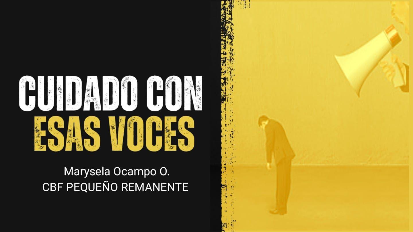 Cuidado Con Esas Voces 2 Crónicas 20:14-17 Traducción en Lenguaje Actual