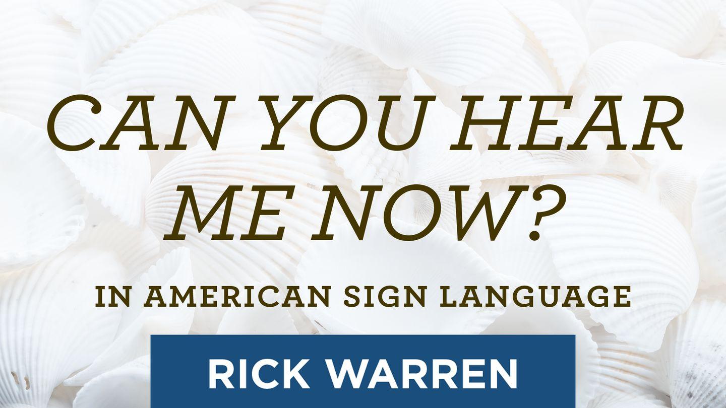 "Can You Hear Me Now?" in American Sign Language 箴言 12:26 和合本2010 （和合本修訂版） （繁體字） 神版