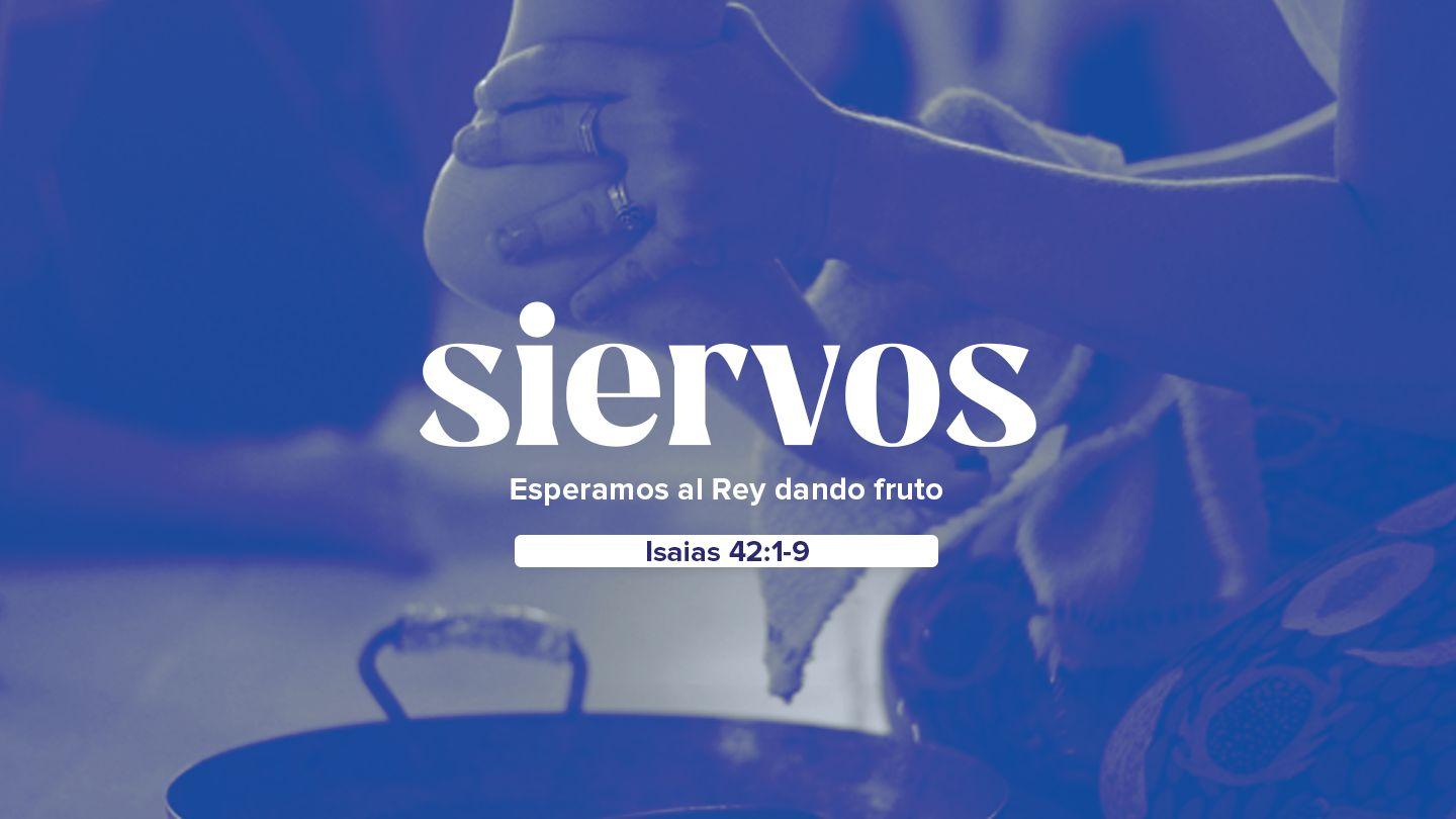 Siervos - Esperamos Al Rey Dando Fruto Isaías 42:6-7 Reina Valera Actualizada