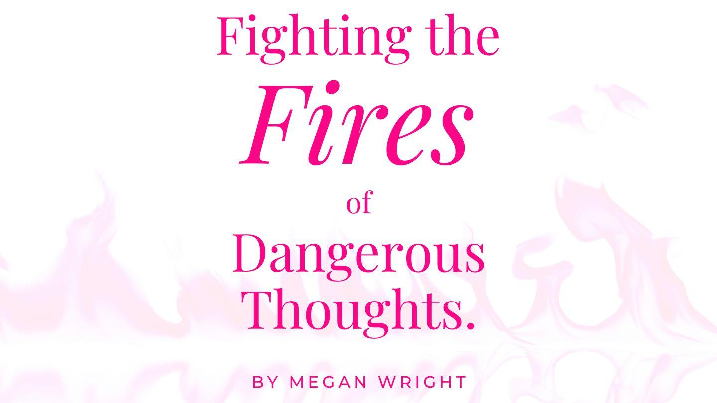 Fighting the Fires of Dangerous Thoughts. Sant Lucas 6:43 Testamant Nevez 1897 (Jenkins)