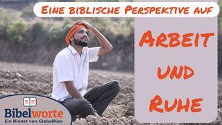 Eine biblische Perspektive auf Arbeit und Ruhe Лука 12:31 Гирами Китаб